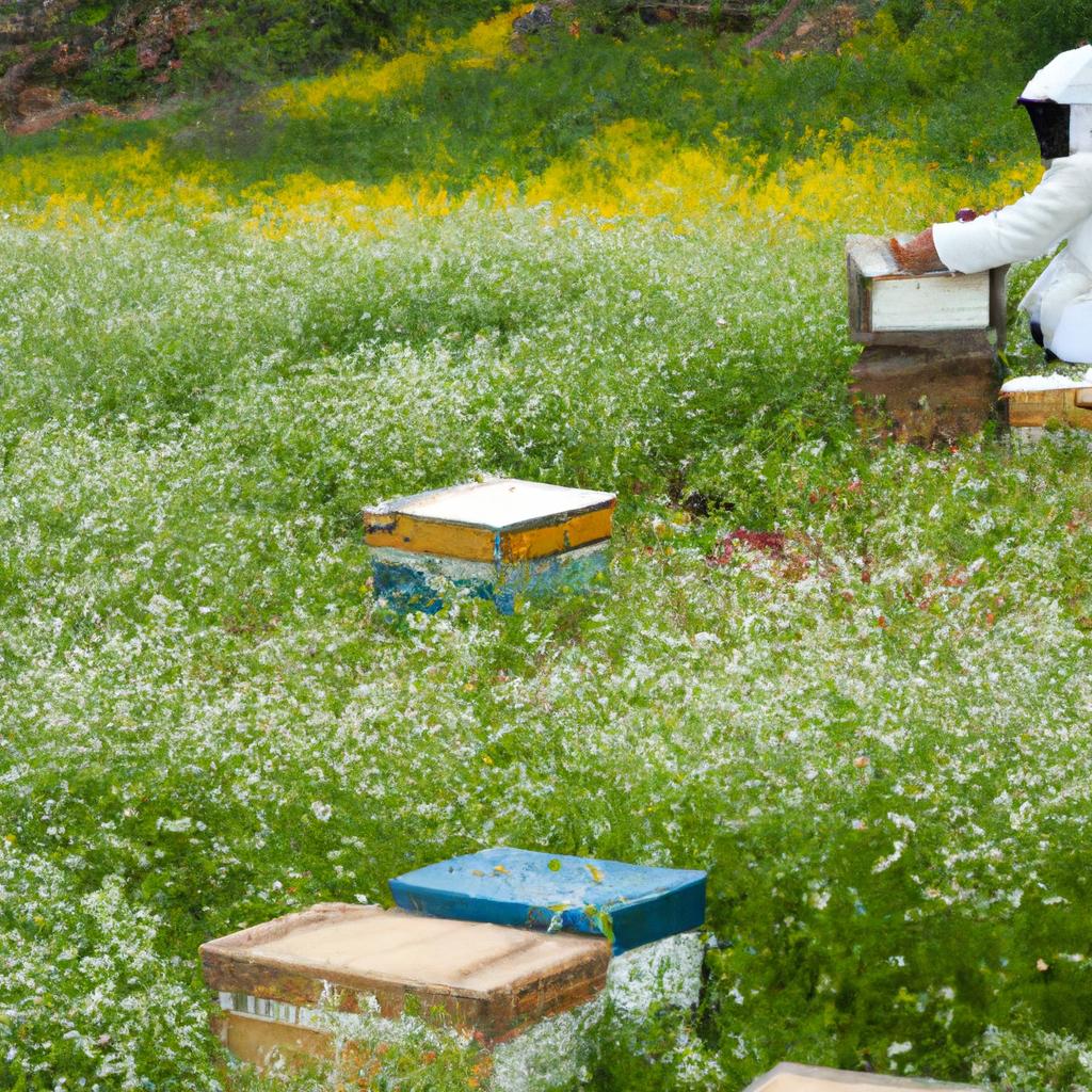 Proper hive placement takes into account the availability of food sources for the bees.