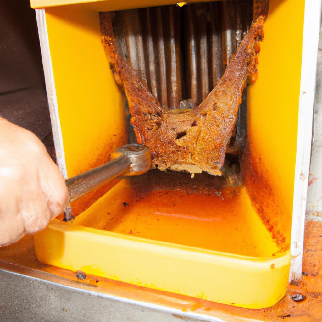 The honey extractor spins the honeycomb frames to extract honey from the comb