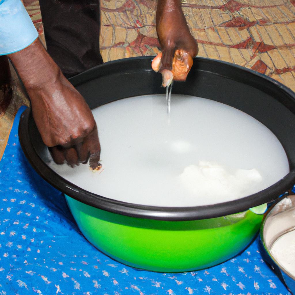 Using a water bath is a gentle way to heat shea butter and keep it in a liquid form. It's important to stir the butter constantly to ensure even melting